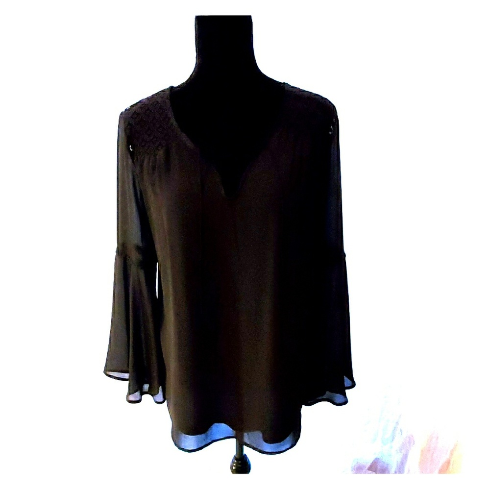 JODIFL BLACK DRESS SHIRT BEAUTIFUL